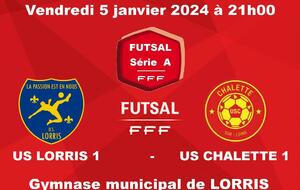 Futsal US Lorris 1 - US Chalette 1