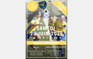 🔥 TOURNOIS U13F &amp; U15F – LORRIS 2026 🔥