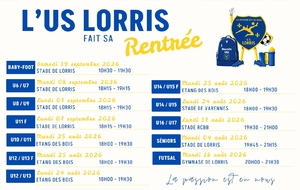⚽ L'US LORRIS fait sa rentrée ⚽