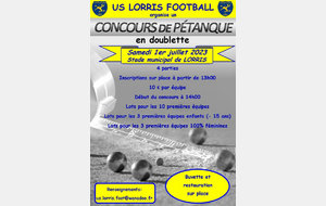 Tournoi de pétanque