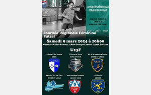 U13F : Journée régionale Coupe Futsal