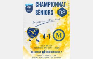 ⚽ Match Séniors 1 : LORRIS / USM MONTARGIS