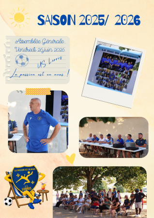 ⚽ Clap de fin pour la saison 2025/2026 de l'US Lorris 💛💙