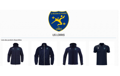 🎉 NOUVEAUTÉ : LA BOUTIQUE EN LIGNE DE L’US LORRIS FOOT EST OUVERTE ! ⚽🛍️