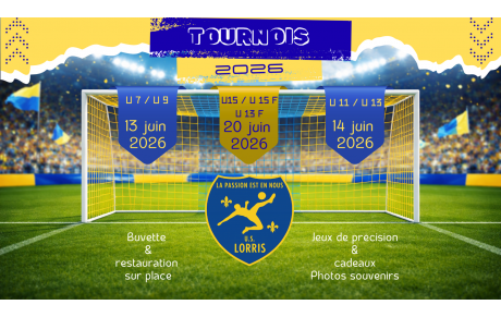 ⚽ Les tournois 2026 approchent ! ⚽