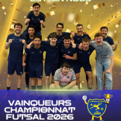 1ère place championnat futsal