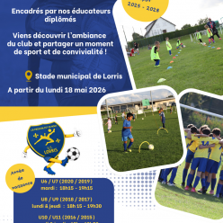 👨‍👩‍👧‍👦⚽ L'US LORRIS ouvre ses portes ! ⚽👨‍👩‍👧‍👦